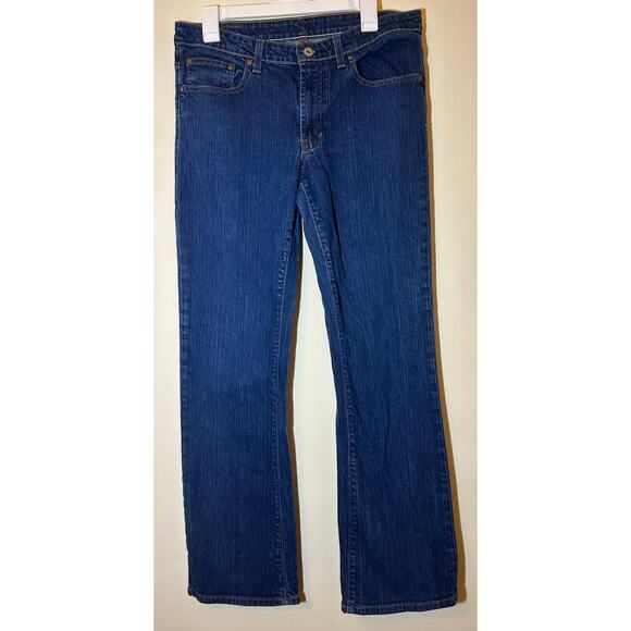 Ralph Lauren Straight Dark Wash Woman's Jeans Size 12 - Picture 4 of 7